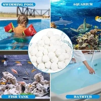 Aquarium Filterball Sand Skipti um Polyester Fiber Ball Pool Filter Cleaning Ball