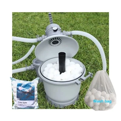 Poo Filter Media 100% Polyester Fiber Ball Sand Filter 700g Filter Ball Fit Sundlaugarþrif