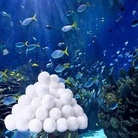 Sundlaugarsíuboltar Aquarium Grime Cleaning Scum Fiber Filter Media